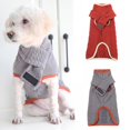 thumbnail image 1 of Pull pour Chien Vêtements Chauds d'Hiver avec Foulard, 1 of 11