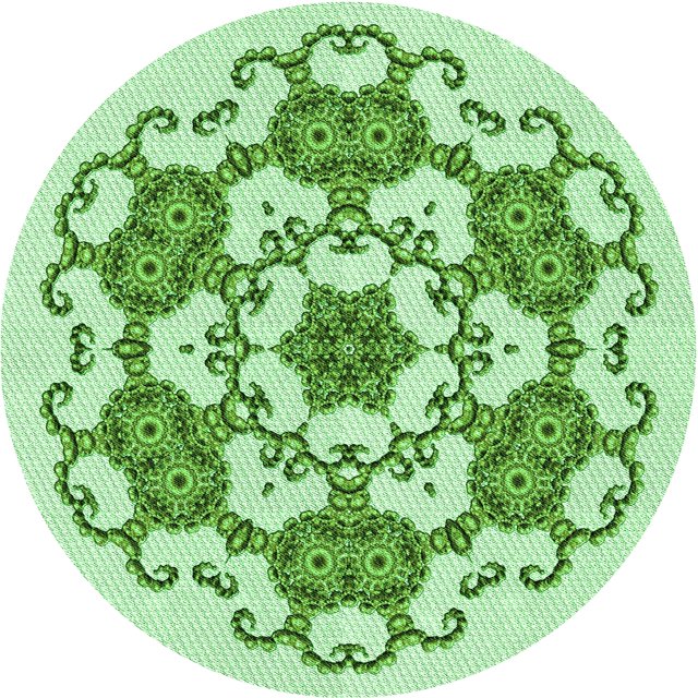 Ahgly Company Machine Washable Indoor Square Transitional Green Area Rugs, 3' Square