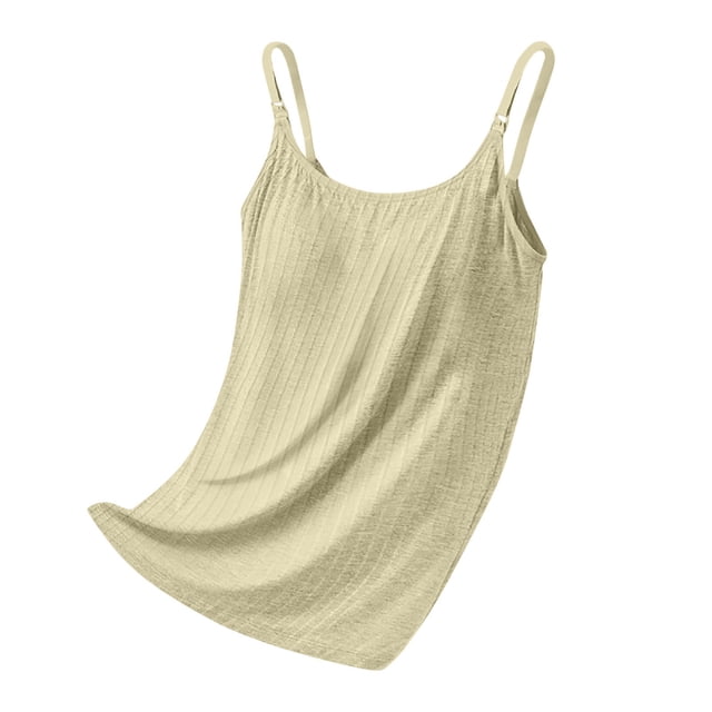 MAOWAPLG T-Shirts Sans Manches à Col Rond de Couleur Unie pour Femmes Allaitement Enceinte Camisole à Bretelles Blouse