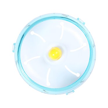 Yinanstore Silent Hamster Exercise Wheel Running Round Roller Cage Toy for Small Animals Gerbils Mice Rat , Blue 17.5cm