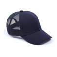 thumbnail image 3 of Women Adjustable Ponytail Baseball Cap Girl Snapback Outdoor Caps Female Summer Hats Mesh Net Trucker Hat, 3 of 7