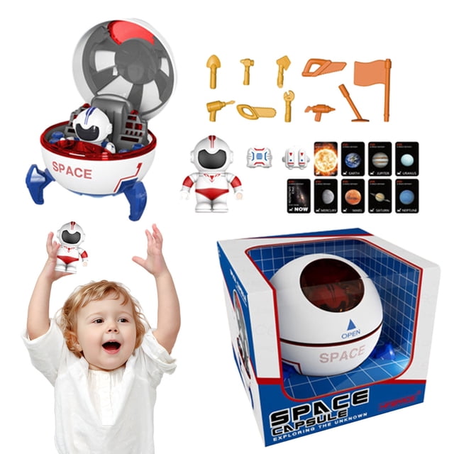 IBaodan Musical Toys Clearance sale The Heavens Space Toys , Spaceship Model Lights And Music Spaceman Toys , Interactive Educational Toys For Parents And Children Gift for Kids