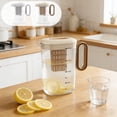 thumbnail image 1 of Vacemry 2Pcs Large-Capacity Refrigerator Water Pitcher With Spigot, Household Cold Water Dispenser And Fruit Infuser, Ideal For Kitchen Countertop, Office, Living Room, And Outdoor Dining Table, 1 of 9