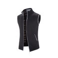 thumbnail image 4 of Leutsin 2021 Autumn And Winter Plus Fleece Jacket Men's Sweater Stand Collar Cardigan, 4 of 5