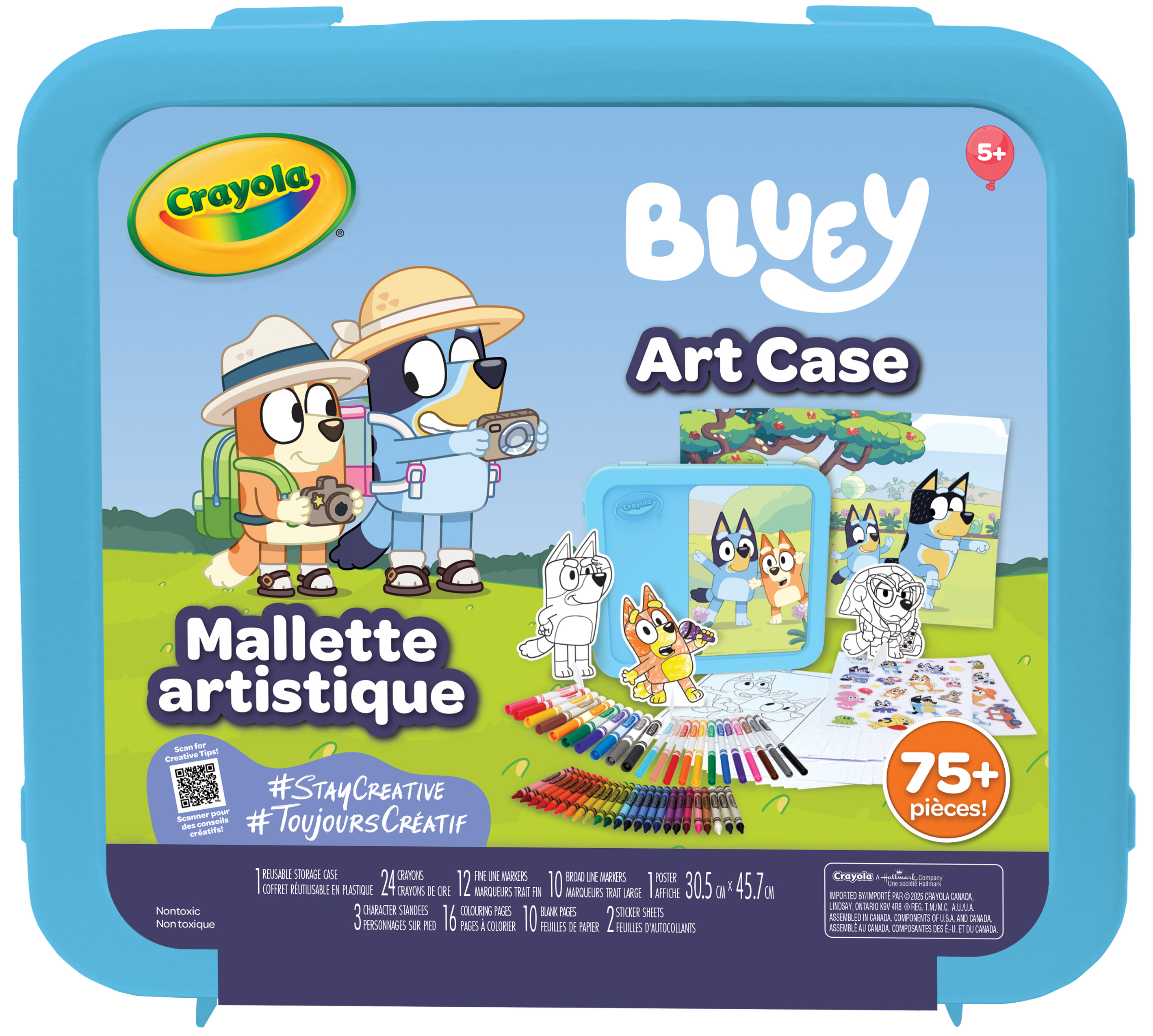 Mallette artistique Bluey Crayola