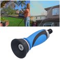 thumbnail image 4 of Water Hose Sprayer, Multifunction Long Range High Pressure Hose Nozzle With Metal Rotation Switch For Watering Plants For Washing Cars For Showering Pets European Style G3/4 Outer, 4 of 8