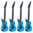thumbnail image 1 of Sky Blue Large Inflatable Blow Up Guitar Kids Toy Fancy Dress Party Stage Props Children'S Simulation Inflatable Musical Instrument 4Pcs, 1 of 1