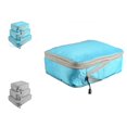 thumbnail image 1 of Travel Storage Bag Grande Capacité Imperméable Résistant à l'Usure Fermeture Éclair Large Application Nylon Gain de Place Valise de Voyage Organisateur de Vêtements Pantalons pour la Maison, 1 of 8