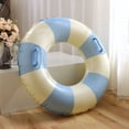 thumbnail image 1 of Retro Striped Swimming Ring Inflatable Swimming Ring Children'S Swimming Pool Float Adult Swimming Circle Swimming Pool Beach Swimming Circle, 1 of 5