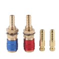 thumbnail image 1 of Water Cooled Gas Adapter Hose Fitting, Portable Quick Water Cooled Gas Adapter Quick Connection Abrasion Resistance  For PTA For MIG, 1 of 7
