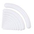 thumbnail image 2 of 20 Pieces Eyelash Curler Refills Portable Long Last Rubber Soft Makeup Tools white, 2 of 7