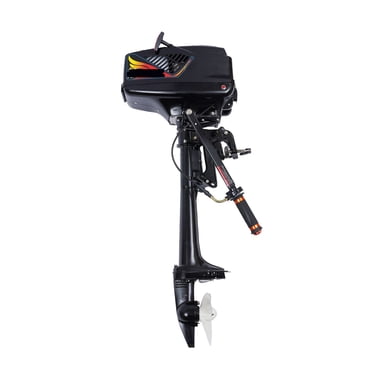 2-Stroke 3.6 Horsepower Outboard Motor Engine, Fishing Boat Motor,Horsepower 2/4 Stroke Outboard Motor Fishing ,Easy to Install