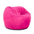 thumbnail image 3 of Jaxx Saxx Pouf Rond de 3 Pieds avec Housse Amovible, Fuchsia, 3 of 3