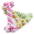 thumbnail image 3 of Agiferg 1Pc 15cm Pet Toys Supplies Cotton Rope Chew Knot Dog Bone Durable Braided Rope, 3 of 6