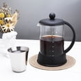 thumbnail image 4 of Easyworkz Eclipse French Press 27 oz Coffee Tea Maker with Borosilicate Glass, 4 of 6
