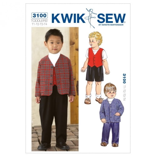 Kwik Sew K3100 Pantalon Motif de Couture, Shorts
