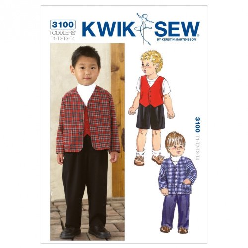 Kwik Sew K3100 Pantalon Motif de Couture, Shorts