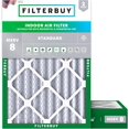 thumbnail image 1 of Filterbuy 16x21x4 Air Filter MERV 8 Dust Defense, HVAC AC Furnace Air Filters Replacement (2-Pack), 1 of 9