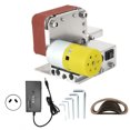 thumbnail image 2 of Loewten Mini Belt Machine, AC 110-240V Electric Belts Sander For Workpiece Grinding, 2 of 8