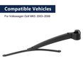 thumbnail image 2 of Unique Bargains Rear Windshield Wiper Blade Arm Set 335mm 13 Inch for Volkswagen VW Golf MK5 2003-2008, 2 of 7