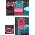 thumbnail image 1 of kurtrusly Mesh Metal Pen Holder Pot Smooth Edge Fashion Table Container Eraser Ruler Caddy Desk Stationery Holders Organizer Office Square/Silver, 1 of 8