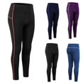 thumbnail image 4 of Fvwitlyh Leggings pour Femmes Femmes Uni Décontracté Patchwork Coupe Ajustée Chaud Taille Haute Poche Pantalon de Yoga Rouge,G, 4 of 4