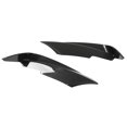 thumbnail image 4 of Front Bumper Vent Spoiler, UV Protective Wearproof Stylish Front Bumper Fin Left Right  For Car Carbon Fiber Style, 4 of 8
