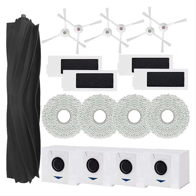 suyin For Ecovacs T20 Pro Max Vacuum Cleaner Main Side Brush Filter Dust Bag Mop Parts