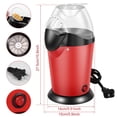 thumbnail image 2 of Hot Air Popcorn Maker 1200W Electric Popcorn Maker Portable Air Popper Popcorn Maker Machine with Measuring Cup, 2 of 6