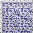 thumbnail image 4 of oneOone Polyester Spandex Medium Blue Fabric Earth Sewing Craft Projects Fabric Prints By Yard 56 Inch Wide, 4 of 4