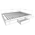 thumbnail image 4 of Nexera 2-Piece Bedset With Bed Frame And Headboard, Grey, Queen, 4 of 5