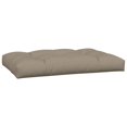 thumbnail image 2 of vidaXL Pallet Cushions 3 pcs Taupe Fabric, 2 of 5