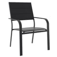 thumbnail image 4 of Mainstays Cobble Hill 7-Piece Steel Outdoor Dining Set, Black, 4 of 10