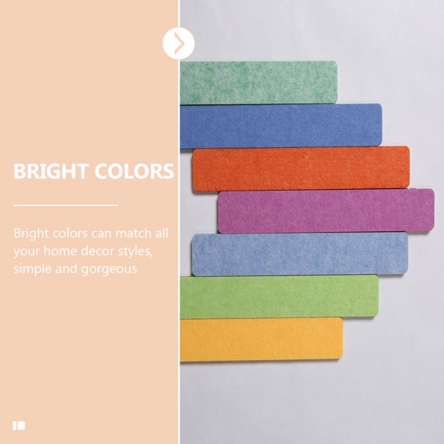 WRITWAA 5Pcs Sticky Bulletin Board Borders Felt for Home Planning and Organization