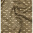 thumbnail image 1 of Soimoi Modal Satin Fabric Fox Animal Print Sewing Fabric Yard 42 Inch Wide, 1 of 6