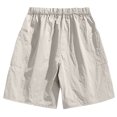 thumbnail image 4 of Birdeem Mens Shorts Mens Summer Casual and Comfortable Drawstring Pocket Elastic Waist Shorts, 4 of 10