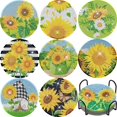 thumbnail image 4 of Painting Coasters Diy  Art Coasters With Holder Cork Pads For Spring Summer Party Home Decor, 4 of 13