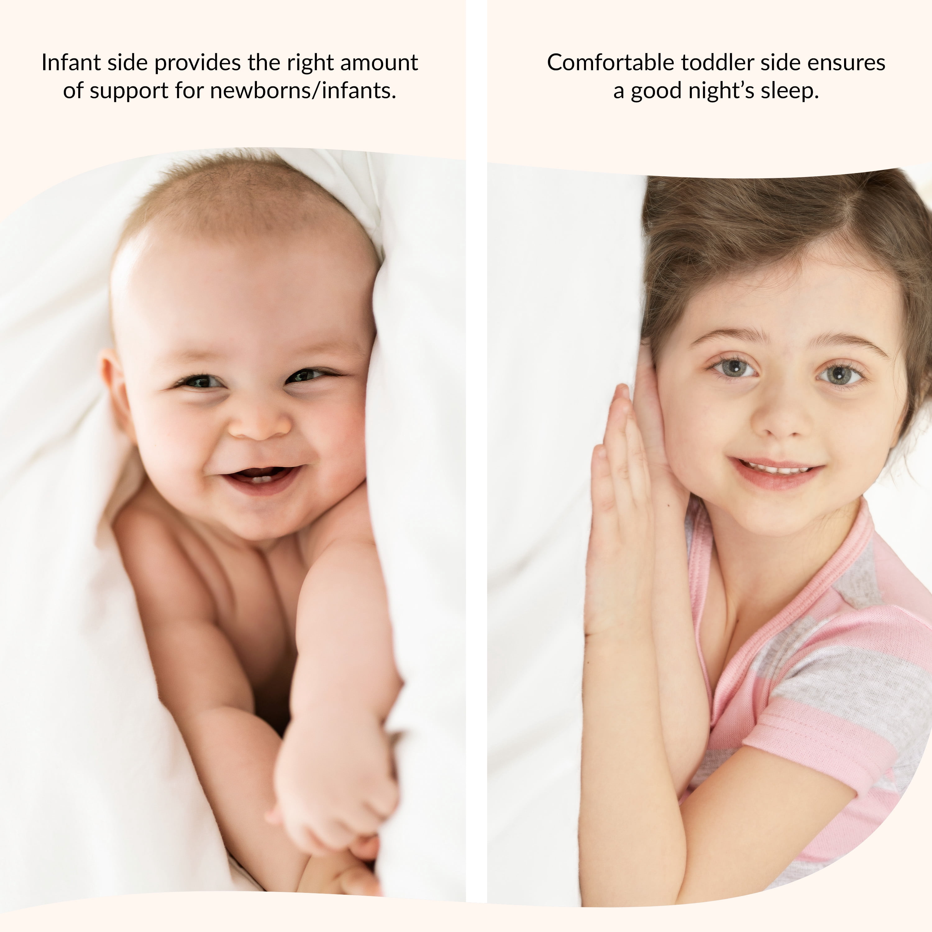 Matelas pour lit de bébé et enfant en bas âge Dream On Me Safe Sleep
