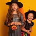 thumbnail image 4 of A Plastic Pumpkin Bucket Halloween Candy Bucket For Kids Trick Or Treat Container 7Cm 2.8 Inches Pumpkin Pail For Halloween Party Favors Candy Collection, 4 of 4
