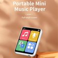 thumbnail image 3 of Mini Lecteur MP3 Portable Bluetooth Petit Lecteur de Musique Écran Tactile Walkman Lecteur de Musique Sport avec Carte 32G Intégrée, 3 of 4