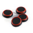 thumbnail image 2 of Housse pour Joystick, Accessoire de Manette, 4 Pcs, Housse de Remplacement en Silicone pour Manette, Prise pour Joystick, pour PS3, Rouge, 2 of 3