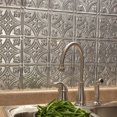 thumbnail image 2 of FASÄDE Traditional Style 1 Decorative Vinyl Backsplash 15 sq ft Kit in Brushed Aluminum, 2 of 6