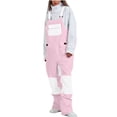 thumbnail image 2 of TIMIFIS Femmes et Hommes Snow Salopette Ajustable Pantalon Salopette Résistant à l'Usure Randonnée Escalade Pantalon de Ski Isolé avec Poches, 2 of 4