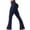 Navy, variant on Cameland Womens Stretch Yoga Leggings Fitness Running Sports Full Length Active Pants High Waist Slim Small Flared Trousers