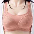 thumbnail image 2 of VEKDONE Woman's Back Buckle Thin Style Ventilate Large Size Bra Without Steel Rim Watermelon Red 40/90, 2 of 6