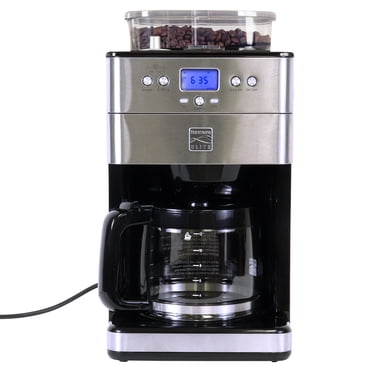 Kenmore Elite 12-Cup Grind & Brew Coffee Maker with Burr Grinder, Fresh Ground Coffee for Perfect Brews