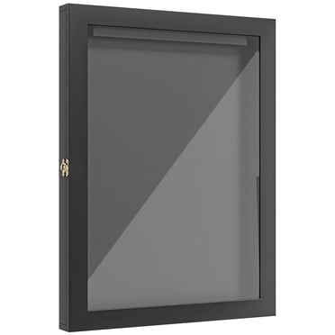 HOMCOM Présentoir de Maillot avec Cadre, Boîte d'Ombre en Acrylique pour Chandail de Sport Baseball