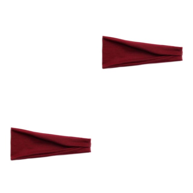 maskred Elastic Hair Bands For High Elasticity And Sweat Absorption 5wine red 1 2Set