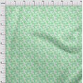 thumbnail image 4 of oneOone Cotton Poplin Twill Light Green Fabric Abstract Sewing Craft Projects Fabric Prints By Yard 56 Inch Wide, 4 of 4