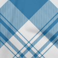 thumbnail image 1 of oneOone Velvet Medium Blue Fabric Tartan Craft Projects Decor Fabric Printed By The Yard 58 Inch Wide, 1 of 4